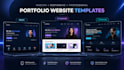 create a modern responsive portfolio website