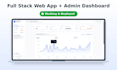 build a custom full stack web app with admin dashboard