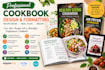 write recipes and design a professional design cookbook,