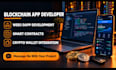 develop blockchain app create web3 dapp building custom blockchain app