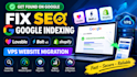 fix SEO google indexing lovable bolt v0 shopify vps website migration redirects