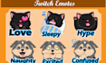 create twitch emotes, chibi emotes and sub badges