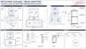 draw stamp detached garage rear addition plan and structural engineering drawing
