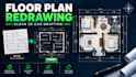 draft mep drawings, redraw floor plans, and create architectural cad drawings