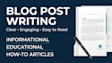 write clear and engaging blog posts