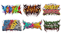 create bold hardcore crossover thrash metallic hardcore logo