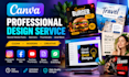 design social media posts and banners in canva