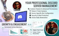 be your professional discord server manager and moderator
