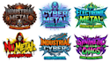 do industrial metal cyber metal electronic metal nu logo