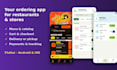develop a flutter food ordering app for your restaurant or store