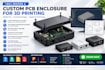 design a custom pcb enclosure for 3d printing and cad design
