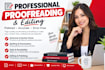 proofread and edit german business documents, emails and reports