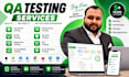qa test usability manual functionality of your website app and review