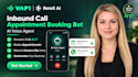 setup vapi rettell ai voice agent inbound call appointment booking bot