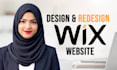 build wix website redesign, wix website design,  redesign wix