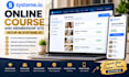 create systemeio online course and membership site