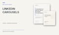 design premium linkedin carousels from your b2b content