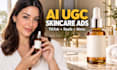 create ai ugc skincare video ads