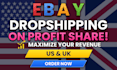 do ebay dropshipping on profit share