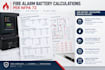 prepare fire alarm battery calculations per nfpa 72