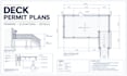 create deck permit drawings, deck framing, patio permit drawings and blueprint