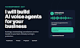 create voice agents for you or for your business