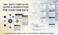 write simple to complex sql queries