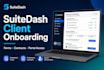 configure suitedash client onboarding, forms, contracts and portal access