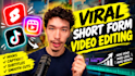 edit viral short form videos for tiktok, youtube and instagram