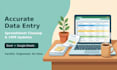 do accurate data entry, spreadsheet cleanup, and CRM updates