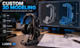 create custom 3d models for 3d printing in stl and 3mf