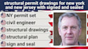 do structural permit drawings for new york and new jersey with signed and sealed
