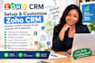 setup and customize zoho CRM develop custom deluge scripts integrate API webhook