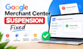 fix google merchant center suspension