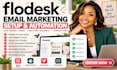 setup flodesk lead magnet funnel and welcome email sequence