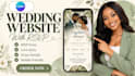 create a wedding website with rsvp in canva