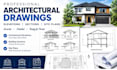 draft architectural elevations, sections, and site plans