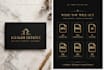 design luxury minimalist real estate and fashion brand logo