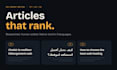 write SEO blog article that rank