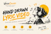 create a hand drawn lyric video with custom doodle animation
