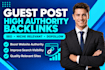 provide high da guest posts, post backlink article on high da site, dofollow SEO