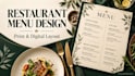 design a restaurant menu