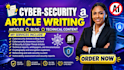 do cybersecurity article writing, technical writing, and SEO blog writing