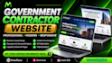 build a professional government contractor website
