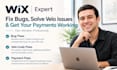 fix wix website bug, wix velo code, forms and payment gateway issues