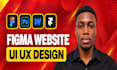 design a professional website in figma