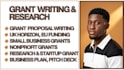 write eu, UK, US grant proposals, grant research, grant application, pitch deck