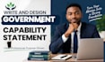 write and design government capability statement