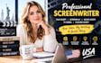 write film script, screenplay screenwriting movie script writing, youtube script