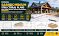 design barndominium structural plans, post frame, beams, trusses and framing